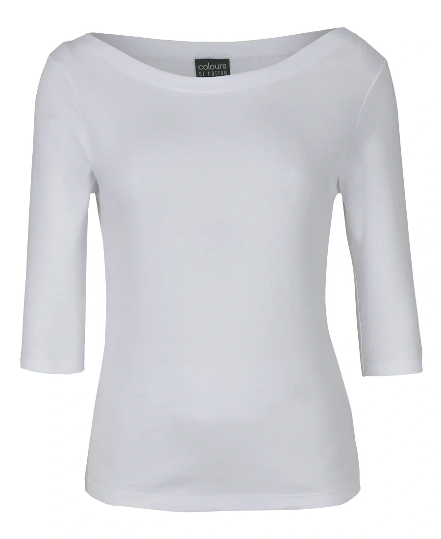 C of C Ladies 3/4 Sleeve Boat Neck Tee - Image 6