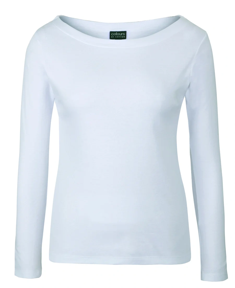 C of C Ladies L/S Boat Neck Tee - Image 6