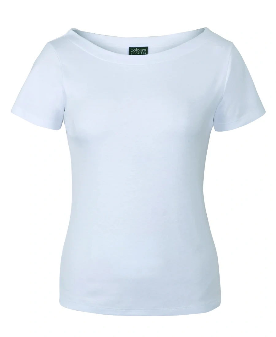 C of C Ladies Boat Neck Tee - Image 6