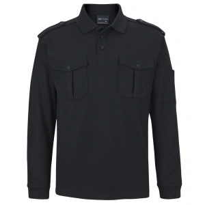 JB's L/S 250 Epaulette Polo - Thumbnail Image 2