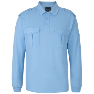 JB's L/S 250 Epaulette Polo - Thumbnail Image 4