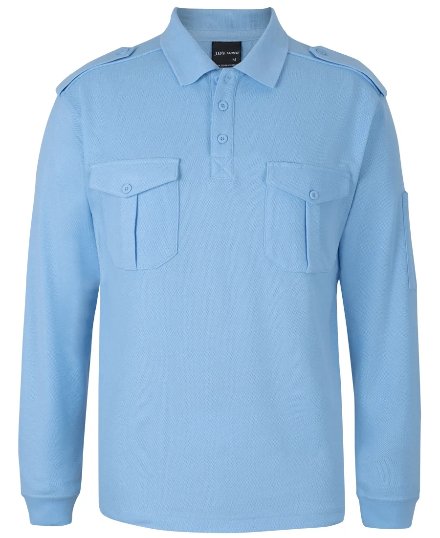 JB's L/S 250 Epaulette Polo - Image 4