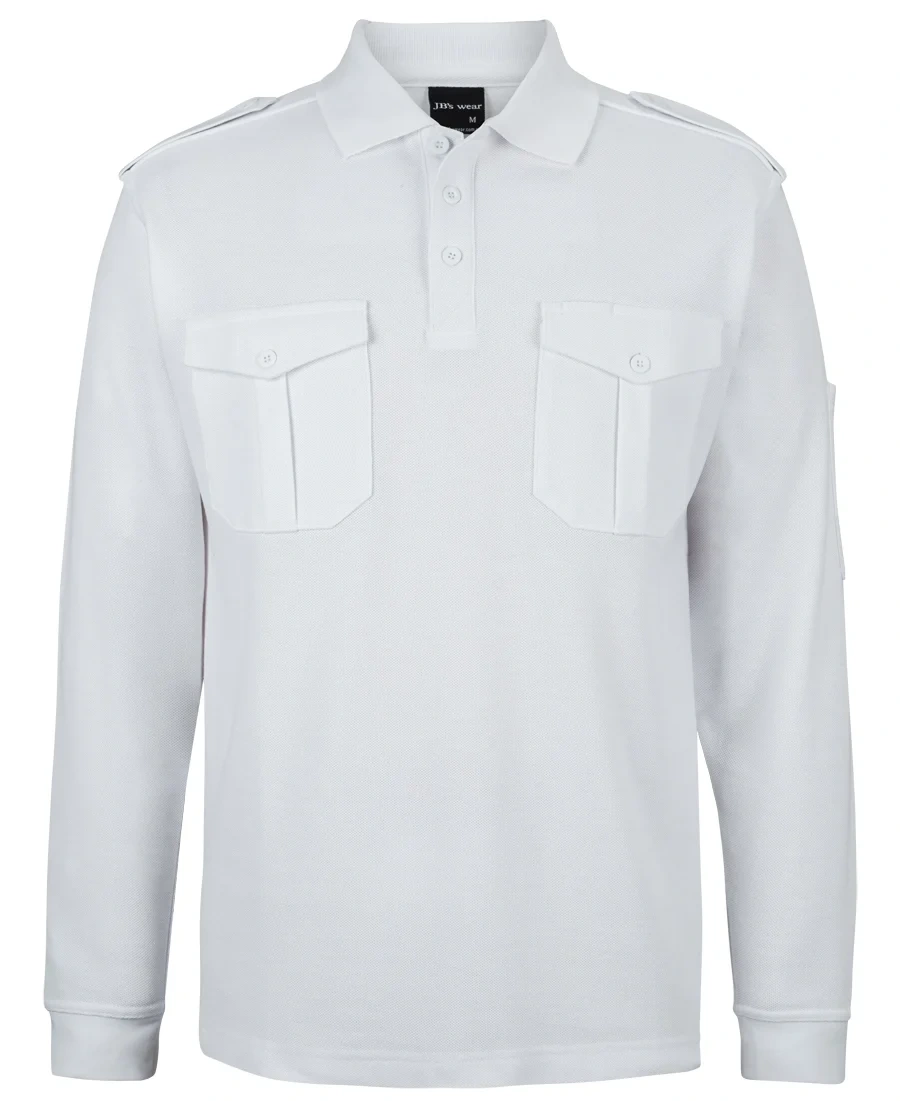 JB's L/S 250 Epaulette Polo - Image 6