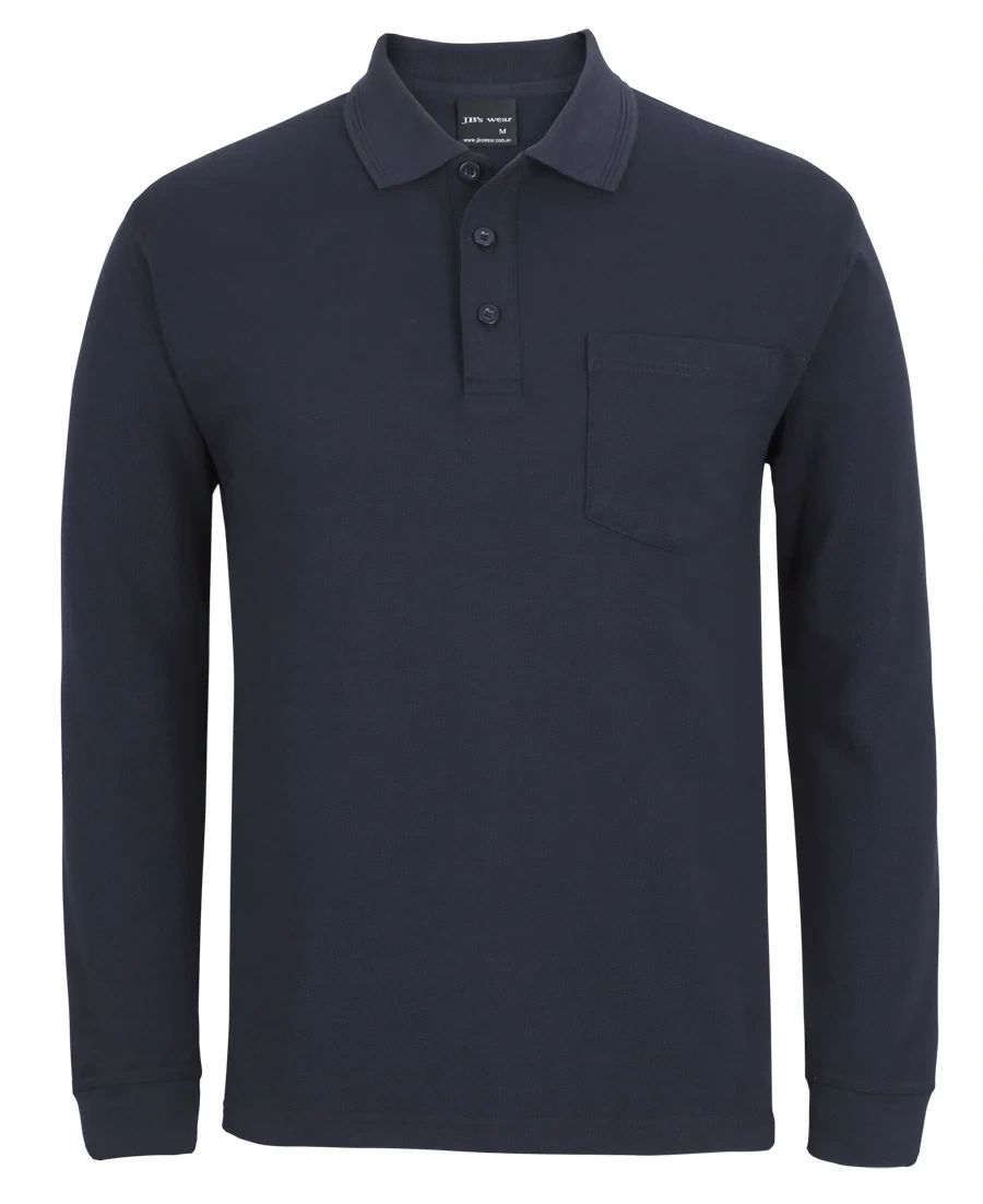 JB's 210 L/S Pocket Polo - Image 4