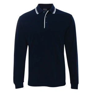 JB's L/S Contrast Polo - Thumbnail Image 2