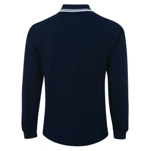 JB's L/S Contrast Polo - Thumbnail Image 3