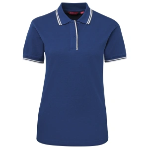 JB's Ladies Contrast Polo - Thumbnail Image 6