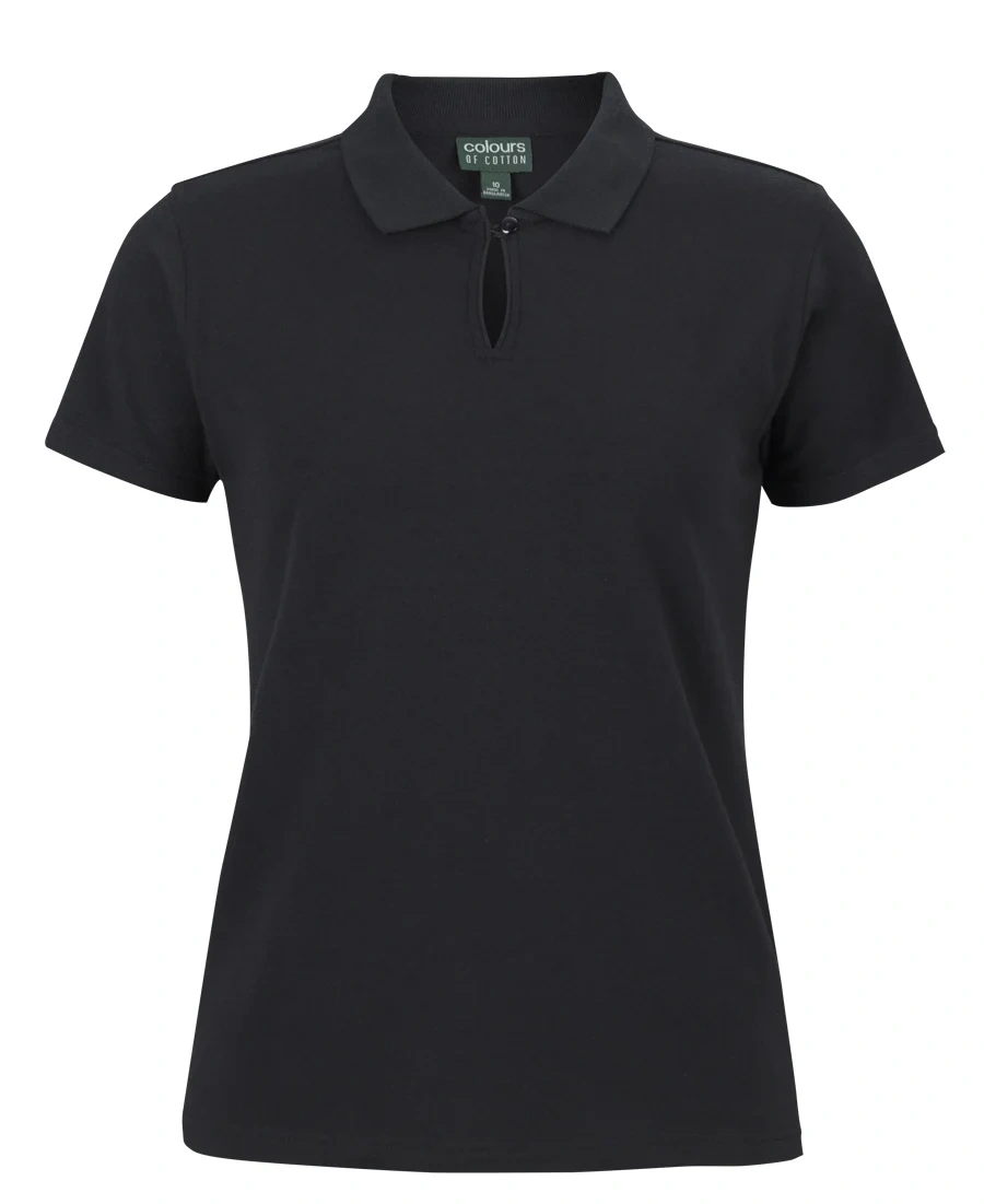C of C Ladies Cotton S/S Stretch Polo - Image 2