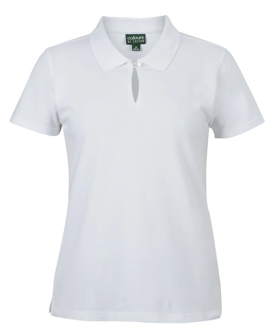 C of C Ladies Cotton S/S Stretch Polo - Image 4