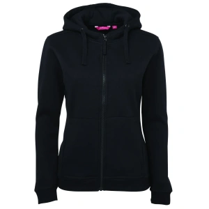 JB's Ladies Full Zip Fleecy Hoodie - Thumbnail Image 2