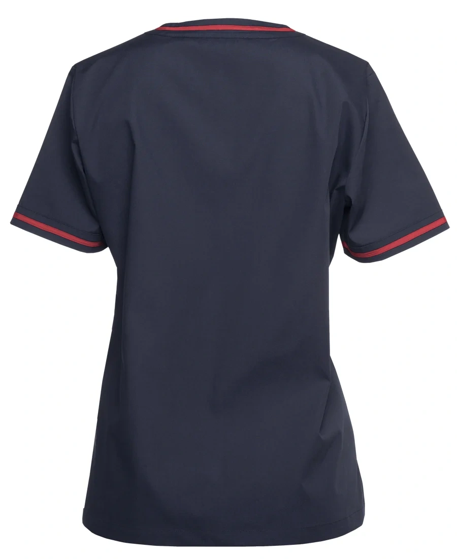 JB's Ladies Contrast Scrubs Top - Image 3