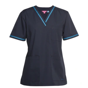 JB's Ladies Contrast Scrubs Top - Thumbnail Image 4