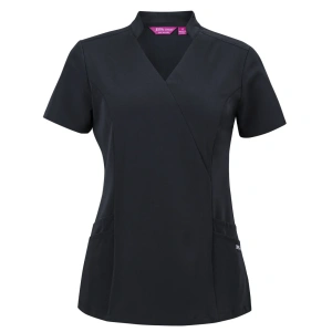 JB's Ladies Nu Mandarin Collar Scrub Top - Thumbnail Image 2