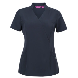 JB's Ladies Nu Mandarin Collar Scrub Top - Thumbnail Image 4