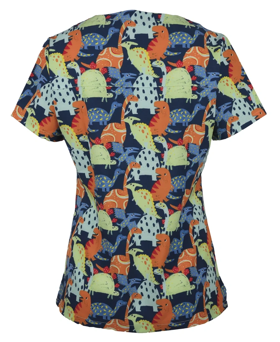 JB's Ladies Scrub Top Printed - Image 5