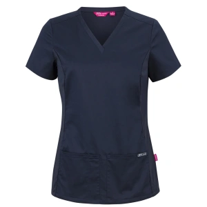 JB's Ladies Premium Stretch Panel Scrub Top - Thumbnail Image 4