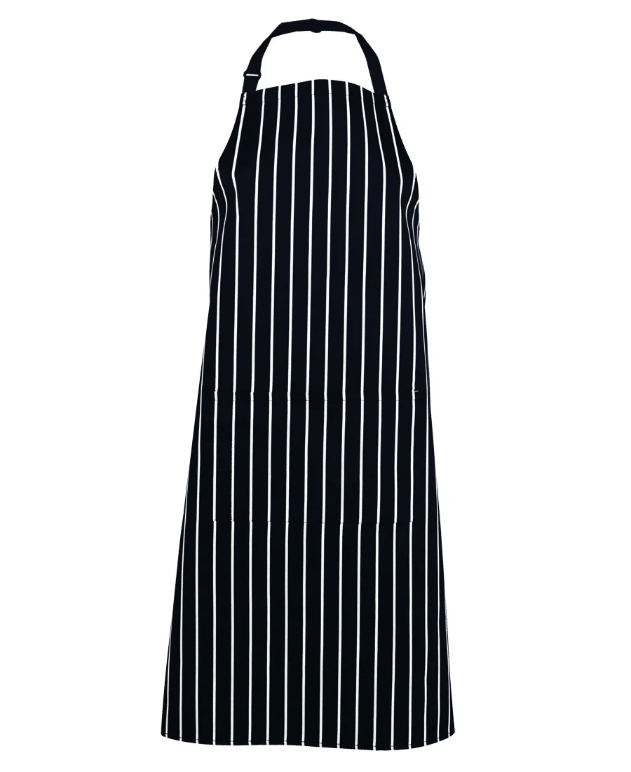 JB's Bib Striped Apron with Pocket - Image 2