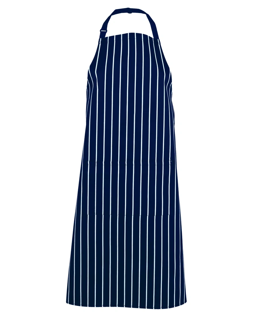 JB's Bib Striped Apron with Pocket - Image 4