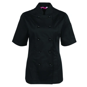 JB's Ladies S/S Chef's Jacket - Thumbnail Image 2