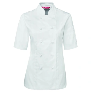 JB's Ladies S/S Chef's Jacket - Thumbnail Image 4