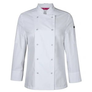 JB's Ladies L/S Snap Button Chef Jacket - Thumbnail Image 4