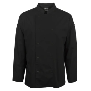 JB's L/S Snap Button Chefs Jacket - Thumbnail Image 2