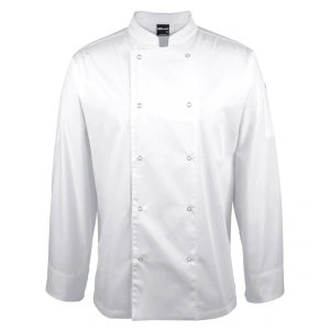 JB's L/S Snap Button Chefs Jacket - Thumbnail Image 4