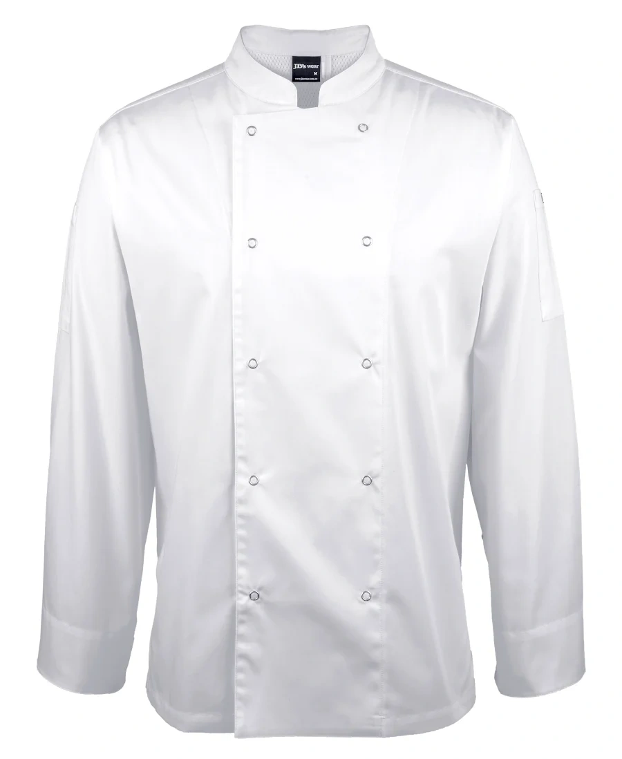 JB's L/S Snap Button Chefs Jacket - Image 4