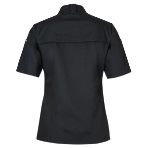 JB's Ladies S/S Snap Button Chef Jacket - Thumbnail Image 3