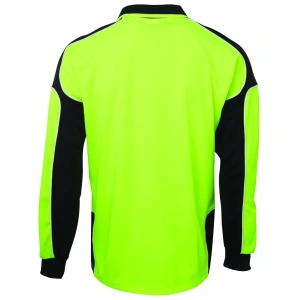 JB's Hi Vis L/S Arm Panel Polo - Thumbnail Image 3