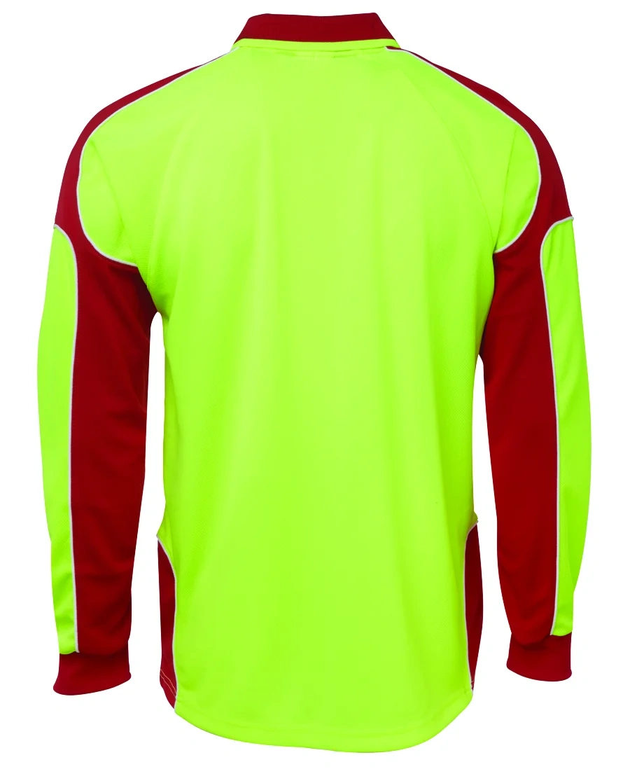 JB's Hi Vis L/S Arm Panel Polo - Image 5