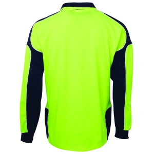 JB's Hi Vis L/S Arm Panel Polo - Thumbnail Image 7