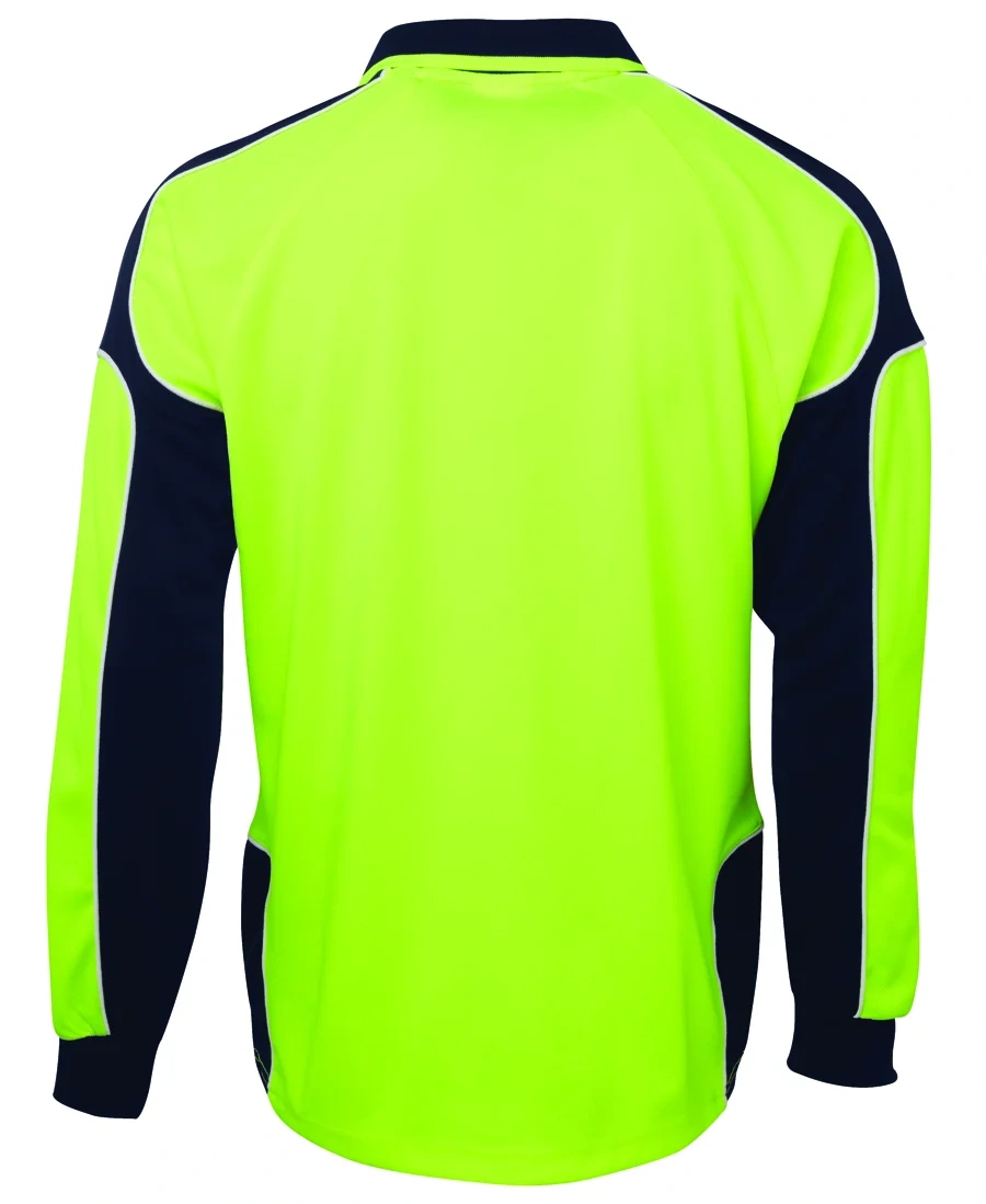 JB's Hi Vis L/S Arm Panel Polo - Image 7