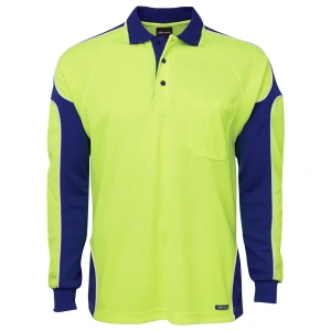 JB's Hi Vis L/S Arm Panel Polo - Thumbnail Image 8