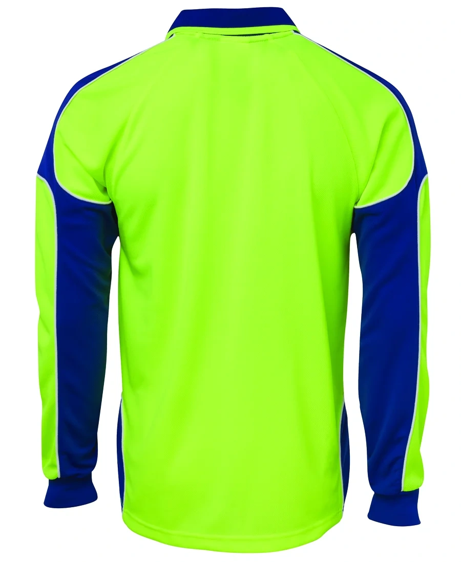 JB's Hi Vis L/S Arm Panel Polo - Image 9