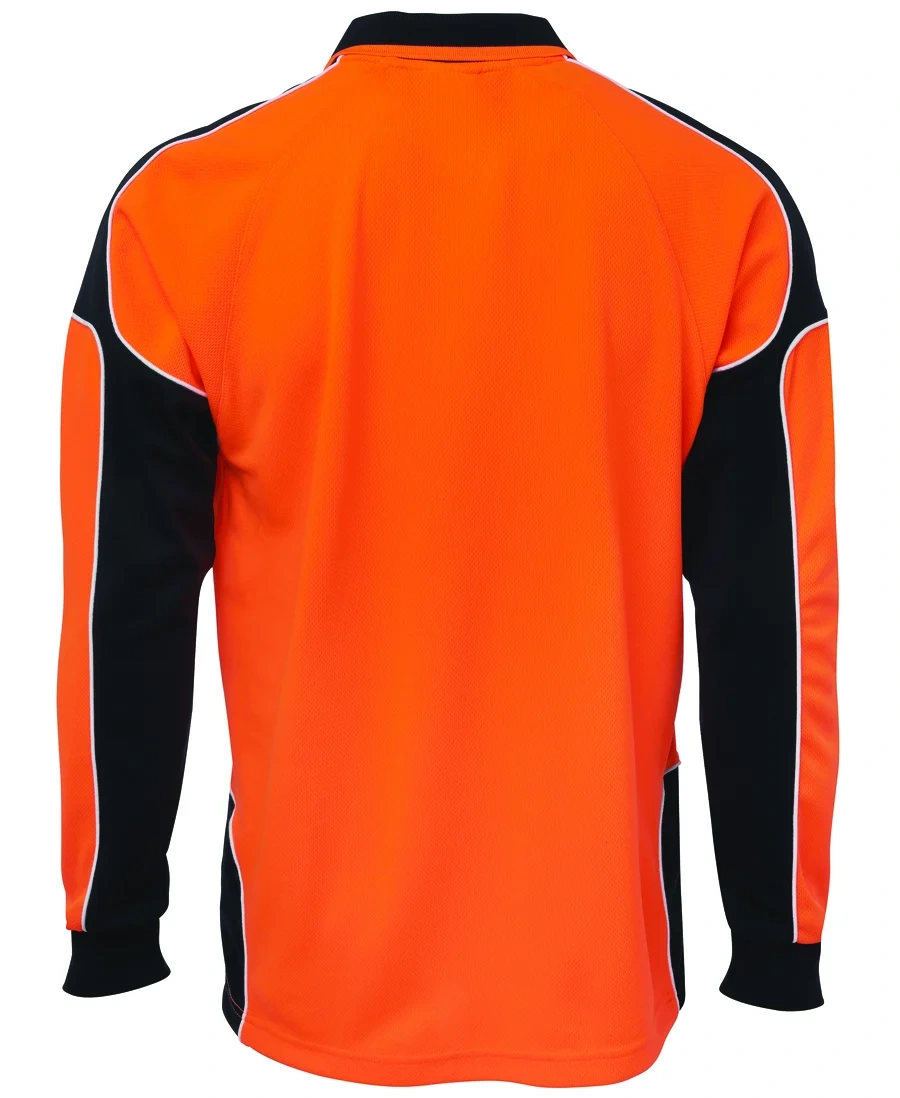 JB's Hi Vis L/S Arm Panel Polo - Image 11