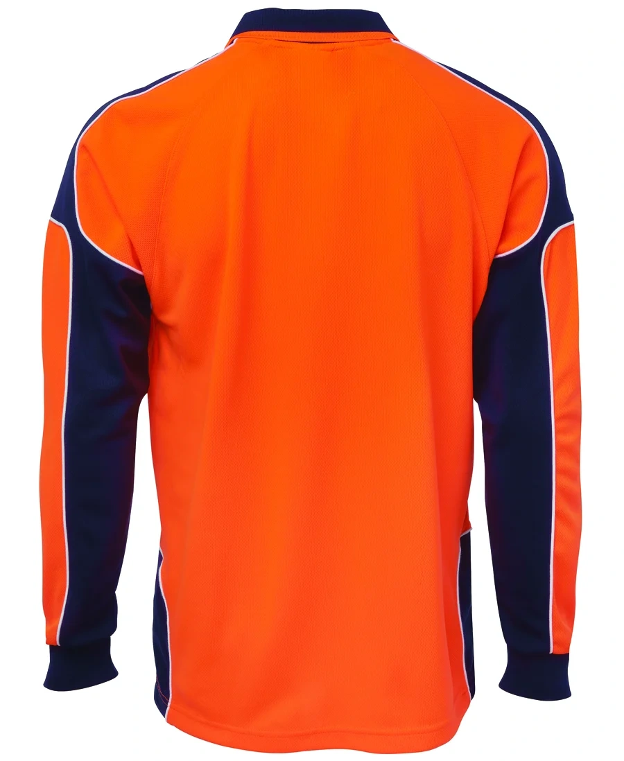 JB's Hi Vis L/S Arm Panel Polo - Image 13