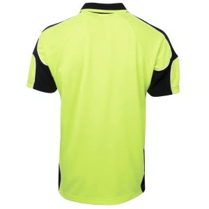 JB's Hi Vis S/S Arm Panel Polo - Thumbnail Image 3