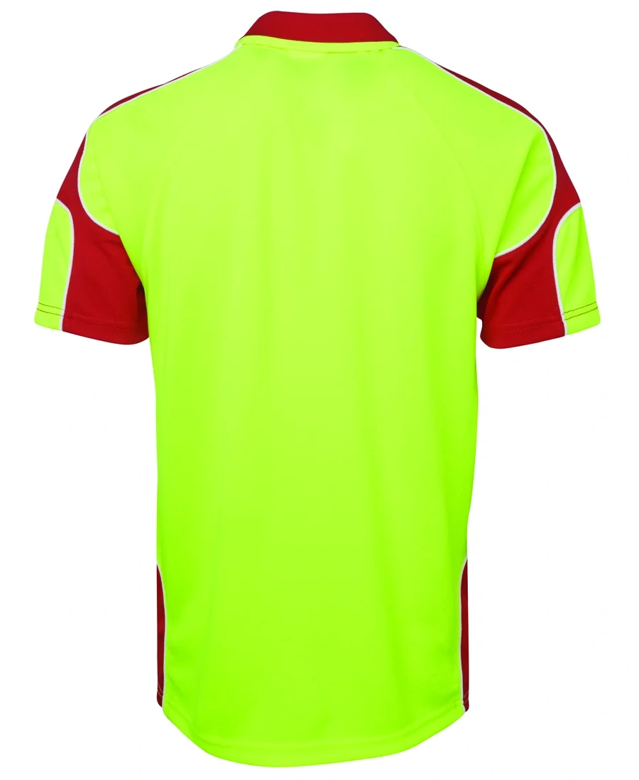 JB's Hi Vis S/S Arm Panel Polo - Image 5