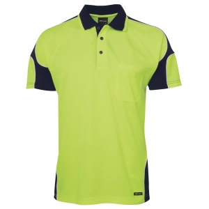 JB's Hi Vis S/S Arm Panel Polo - Thumbnail Image 8