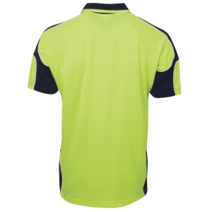 JB's Hi Vis S/S Arm Panel Polo - Thumbnail Image 9