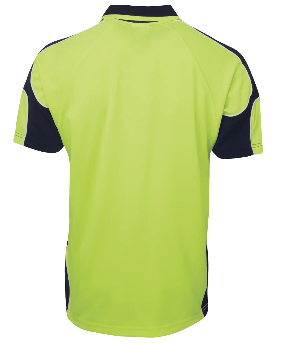 JB's Hi Vis S/S Arm Panel Polo - Image 9