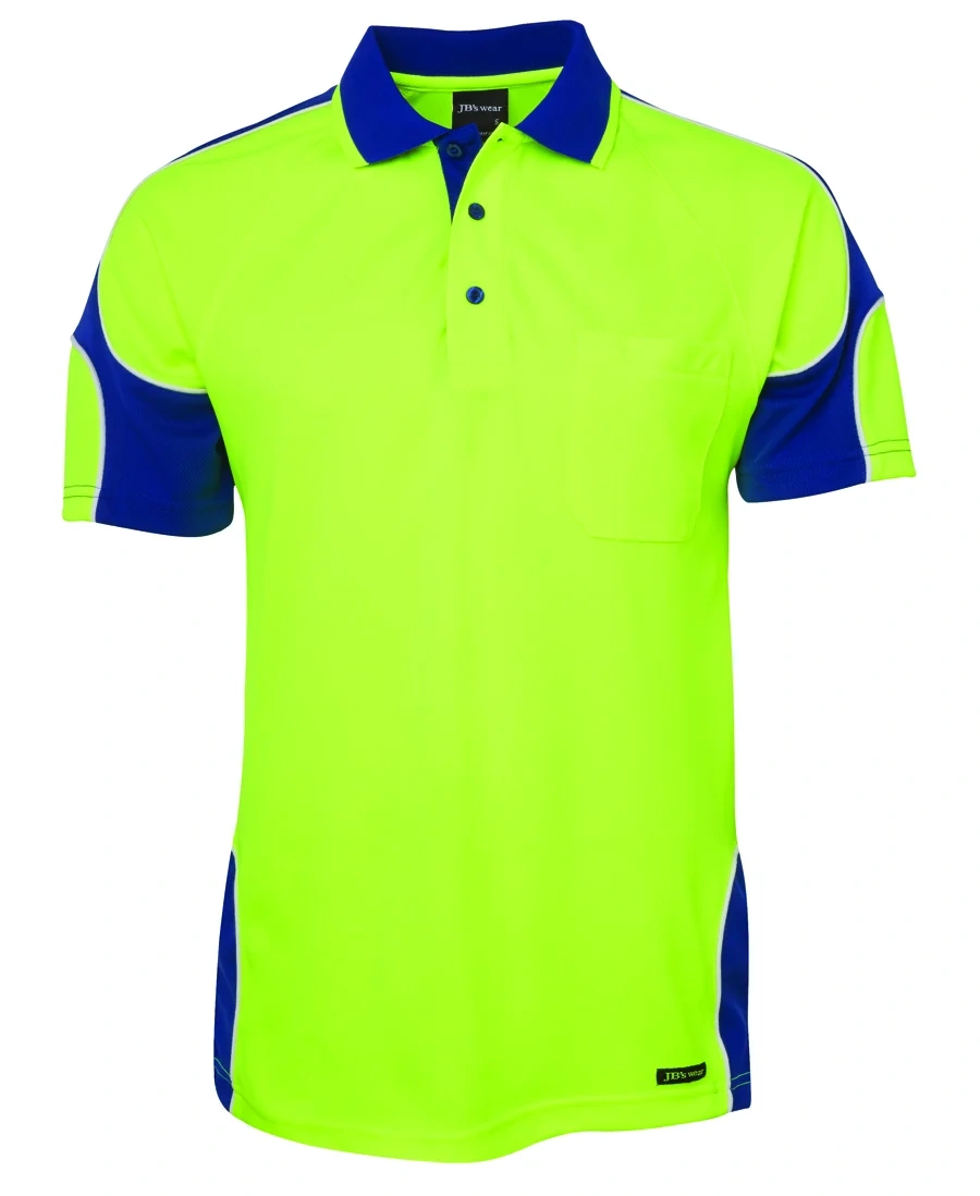 JB's Hi Vis S/S Arm Panel Polo - Image 10