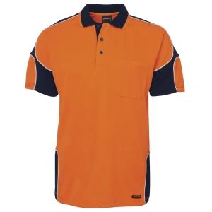 JB's Hi Vis S/S Arm Panel Polo - Thumbnail Image 14