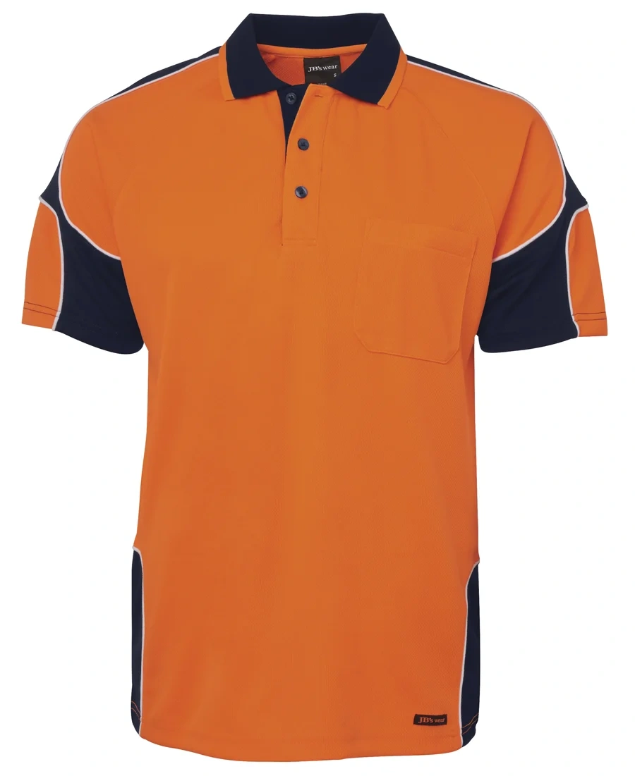JB's Hi Vis S/S Arm Panel Polo - Image 14