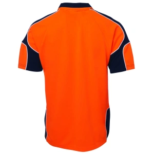JB's Hi Vis S/S Arm Panel Polo - Thumbnail Image 15