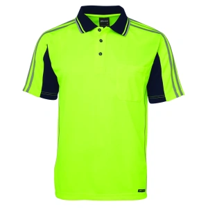 JB's Hi Vis S/S Arm Tape Polo - Thumbnail Image 2
