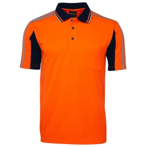 JB's Hi Vis S/S Arm Tape Polo - Thumbnail Image 4