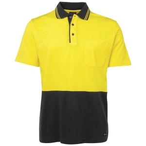JB's Hi Vis S/S Cotton Polo - Thumbnail Image 2