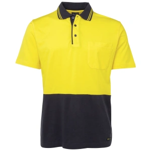 JB's Hi Vis S/S Cotton Polo - Thumbnail Image 4